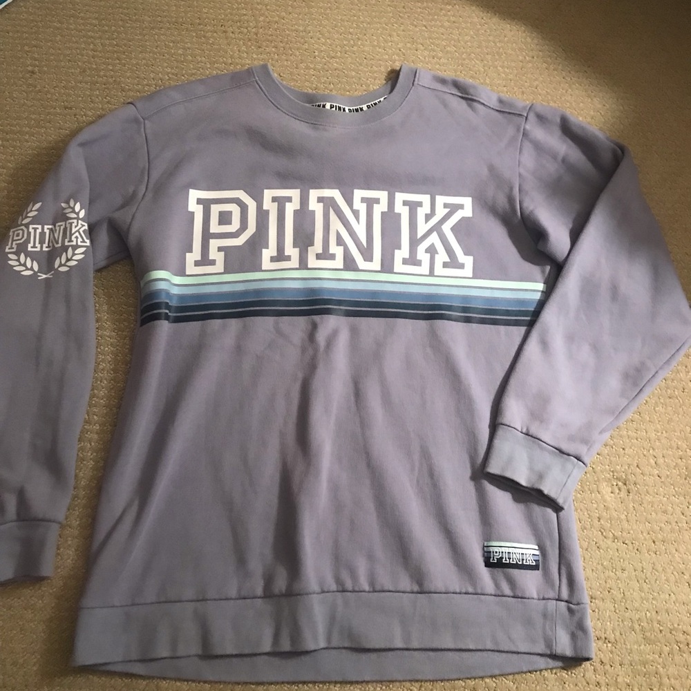 Victoria Secret Pink sweatshirt. Sz Small purple